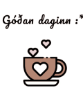 Buenos días: Góðan daginn Buenos días: Góðan daginn